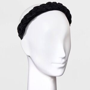⭐️ A New Day Black Velvet Braided Headband